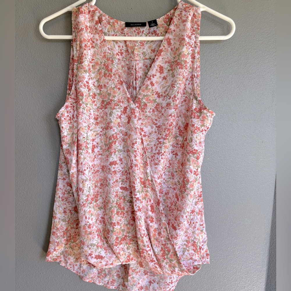 Nordstrom Floral Sleeveless Blouse